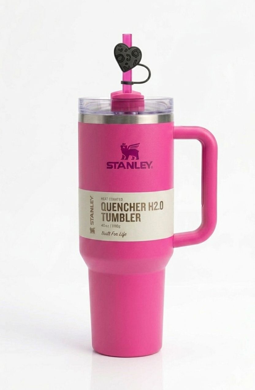 STANLEY QUENCHER H2.0 FLOWSTATE TUMBLER 40OZ - DRAGONFRUIT/PINK