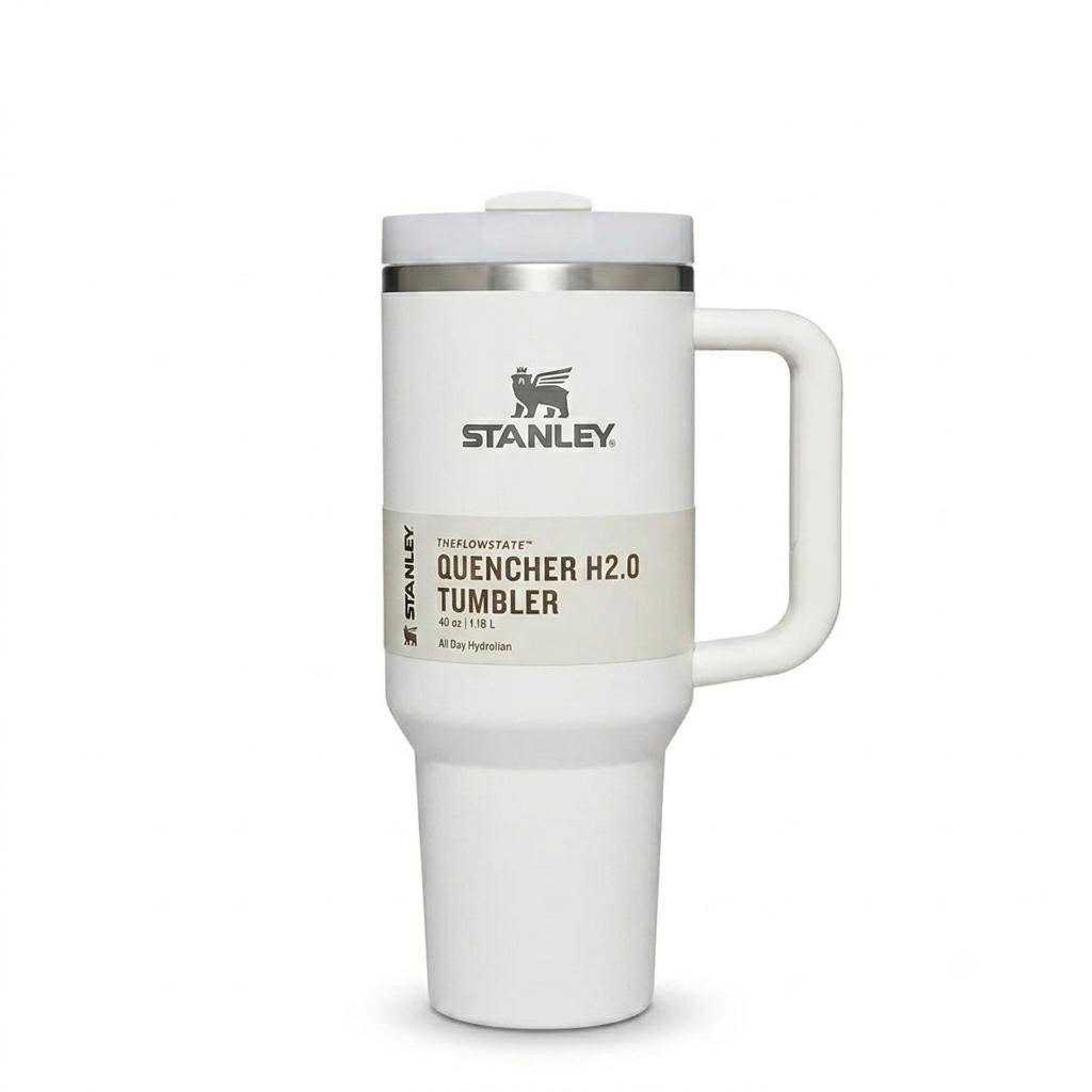 STANLEY QUENCHER H2.0 FLOWSTATE TUMBLER 40OZ - WHITE