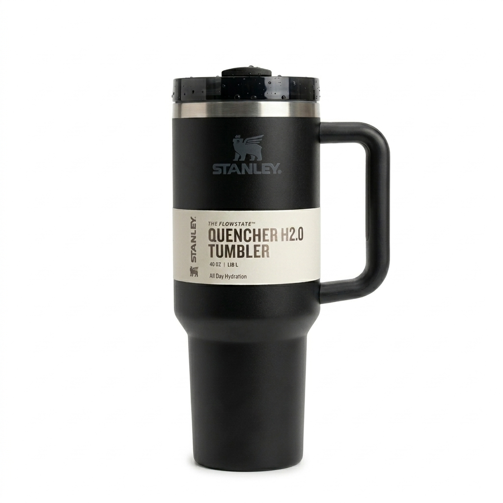 STANLEY QUENCHER H2.0 FLOWSTATE TUMBLER 40OZ - BLACK