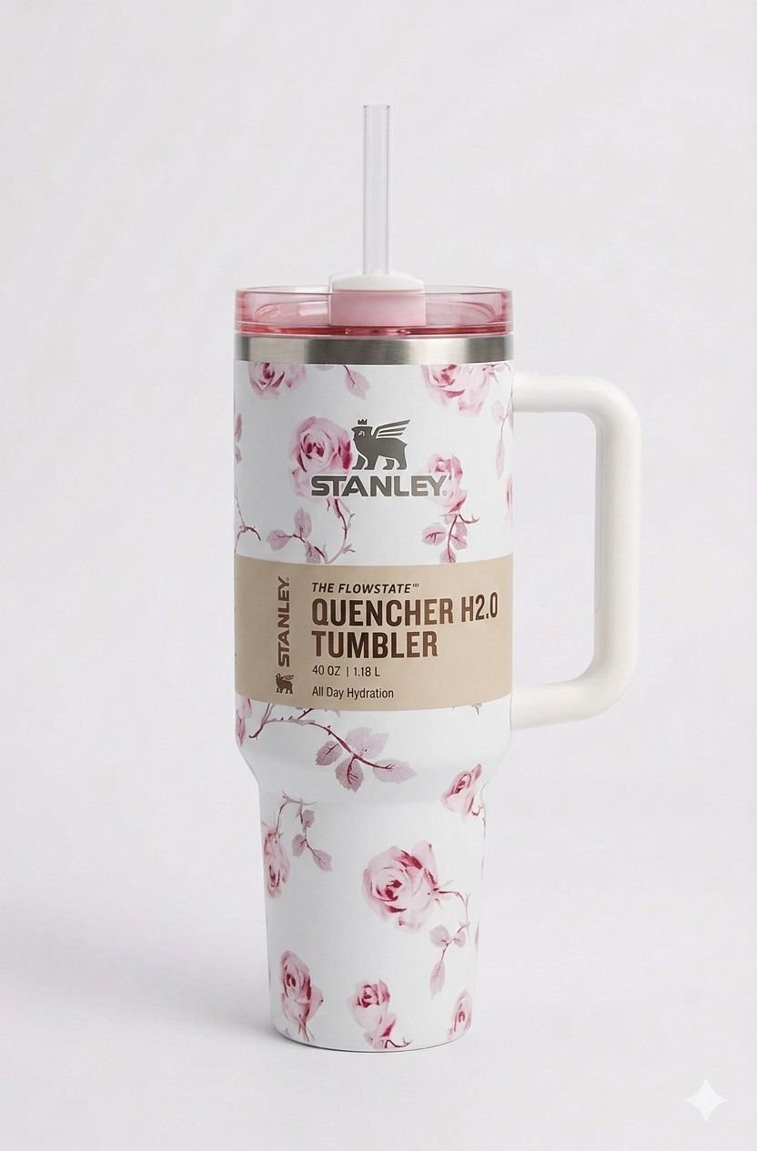 STANLEY QUENCHER H2.0 FLOWSTATE TUMBLER 40OZ - LOVE SHACK
